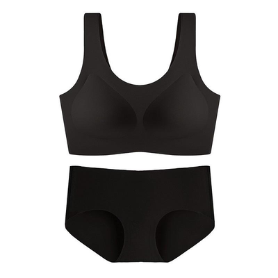 Quality Breathable and Soft Seamless Jelly Sports Bra Set with Medical-Grade Silicone Adhesive in Multiple Colors factory