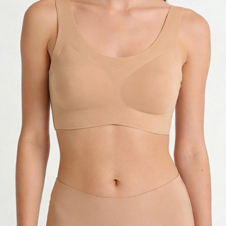 Quality Breathable and Soft Seamless Jelly Sports Bra Set with Medical-Grade Silicone Adhesive in Multiple Colors factory