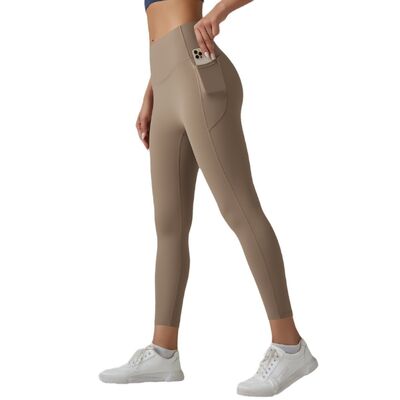 Quality Soothing Polyamide Yoga Pants with Breathable Fine-Knit Technology for Christmas Gym Workouts factory