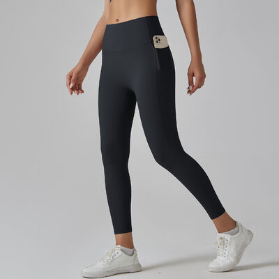 Quality Soothing Polyamide Yoga Pants with Breathable Fine-Knit Technology for Christmas Gym Workouts factory