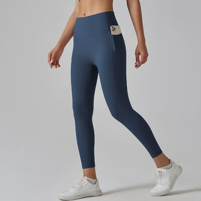 Quality Soothing Polyamide Yoga Pants with Breathable Fine-Knit Technology for Christmas Gym Workouts factory