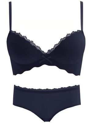 Quality Elegant Christmas Lace Bra Set with Breathable Fabric and Durable Lace Craftsmanship for Versatile Multi-Scene Use factory