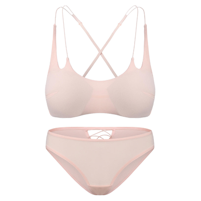 Quality Ultra-Lightweight 360° Full-Breathable Seamless Jelly Sports Bra with Adjustable Racerback Straps factory