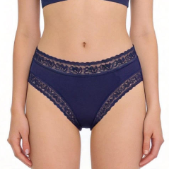 Quality Breathable Soft Fabric Versatile Lady's Lace Brief For Everyday Wear factory