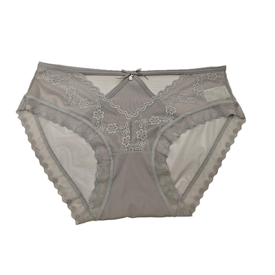 Calidad Graceful Fitting Comfortable Breathable Lace Lady's Brief for Lounge and Daily Wear fábrica
