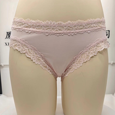 Calidad 4-Way Stretch High Breathability Delicate Lace Design Lady's Brief for Lounge and Everyday Wear fábrica