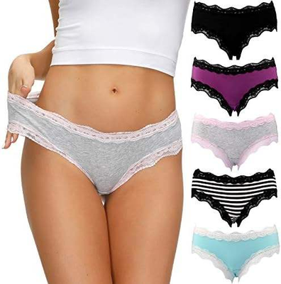 Quality Versatile Lace Cotton Breathable Lady's Brief for Multi-Scene Comfort factory