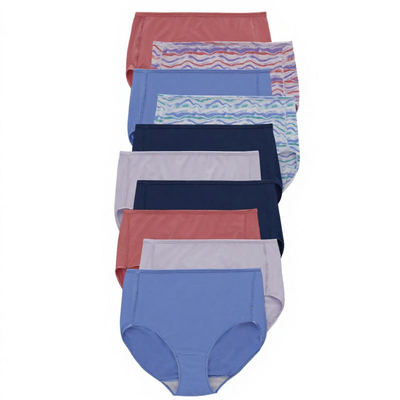 Quality Huggable Soft Cotton Women's Brief with Breathable Micro-Pore Structure and Gentle Comfort Waistband factory