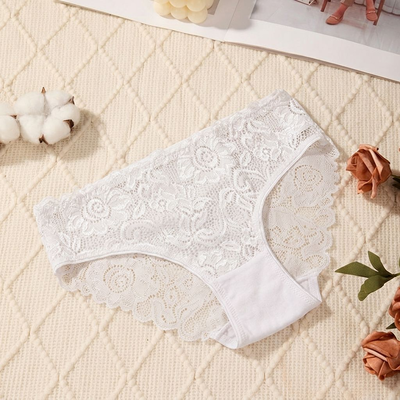 Quality Lightweight Breathable Lady's Brief with Delicate Lace for Everyday Multi Activewear factory