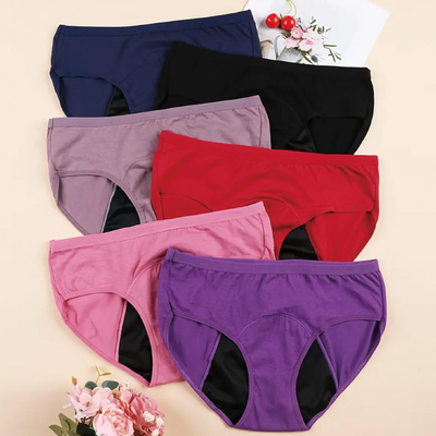 Quality Plus Size Breathable Cotton Women's Brief for Menstrual Friendly Comfort factory