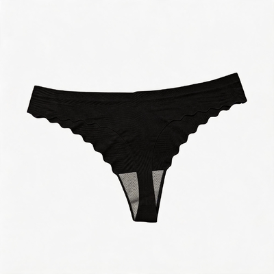 Quality Invisible No-Show Breathable Nylon Women's Thong with Contouring Support for Bikini and Yoga factory