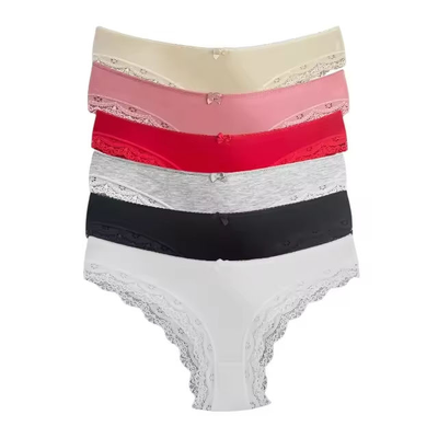 Quality Breathable Lace Women's Thong with No-Show Fit and Tag-Free Chafe-Free Design for Lounge Daily Wear factory