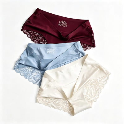 Quality Quick-Dry Breathable Women's Briefs with Soft Lace Trim for Unnoticeable Fit factory
