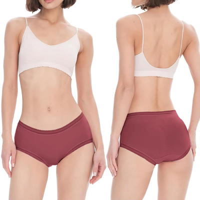 Quality Seamless Construction Breathable Porous Knit Tag-Free Ultra-Soft Fabric Women's Briefs for Daily Lounge factory