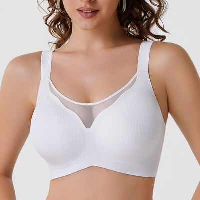 Quality Weightless Plus Size Seamless Jelly Sports Bra for Daily Commute and Office Work factory
