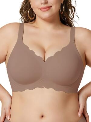 Quality Plus Size Seamless Jelly Sports Bra with Plush Soft Fabric and Wireless Seamless Support for Everyday Outdoor Activities factory