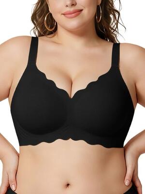 Quality Plus Size Seamless Jelly Sports Bra with Plush Soft Fabric and Wireless Seamless Support for Everyday Outdoor Activities factory