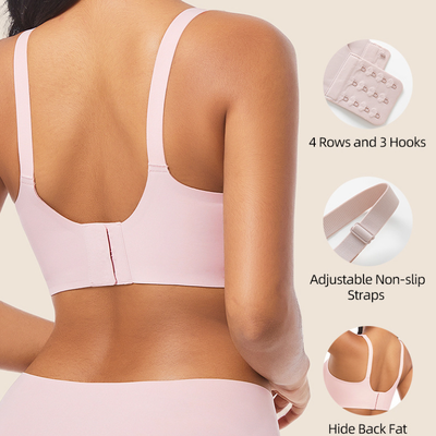 Quality Plus Size Seamless Jelly Sports Bra Elastic Seamless Bra for Daily Commute and Casual Outings factory