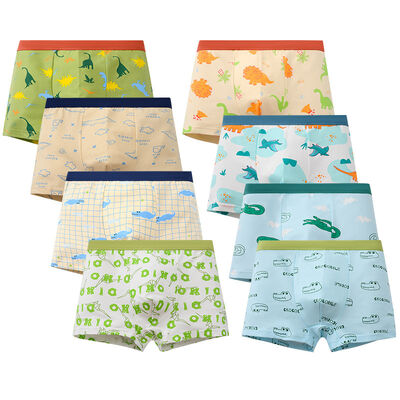 Quality Comfortable Versatile Breathable Children's Boxer Cotton Kids Underwear for Everyday Home Wear factory
