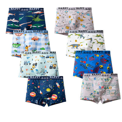 Quality Comfortable Versatile Breathable Children's Boxer Cotton Kids Underwear for Everyday Home Wear factory