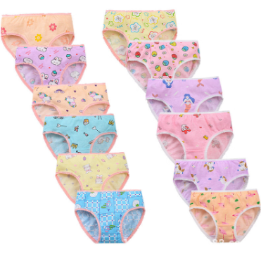 Quality Contoured Comfortable Breathable Children's Brief Cotton Kids Underwear for Everyday Home Wear factory