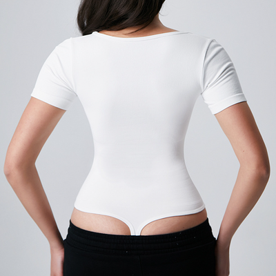 Quality Seamless Shaping Bodysuit Short-Sleeve Stretchy Yoga Bodysuit for Pilates Exercise Wear factory