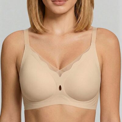 Quality Breathable Shaping Wireless Jelly Bra Seamless Jelly Sports Bra for Women Everyday Wear factory