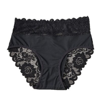 Quality Lightweight Breathable Women's Lacy Briefs with Elegant Delicate Lace and Stay-Put Contoured Fit for Lounge at Home factory