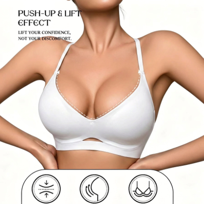 Quality Seamless Breathable Lightweight Jelly Sports Bra Wireless Jelly Bra for Daily Lounge factory