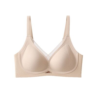 Quality Vented Breathable Seamless Jelly Sports Bra with Seamless Smooth Adjustable Straps Wire-Free Jelly Bra for Yoga and Daily Wear factory