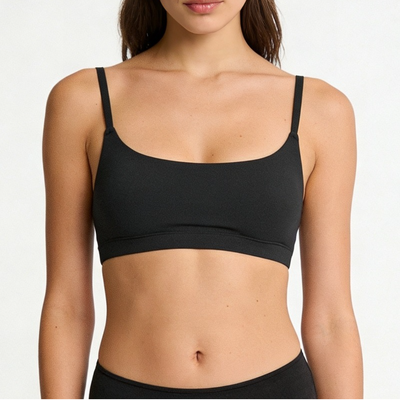 Quality Elastic Versatile Soothing Racerback Bra Wire-Free Everyday Bra for Daily Commute and Office Work factory