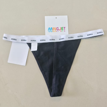 Quality Elastic Breathable Quick-Dry Ladies Thongs Cotton Women's Thongs for Everyday Home Wear factory