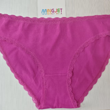 Quality Lightweight Breathable Delicate Lace Trim Tag-Free Chafe-Free Ladies Brief Women's Underwear for Sleeping Lounge factory