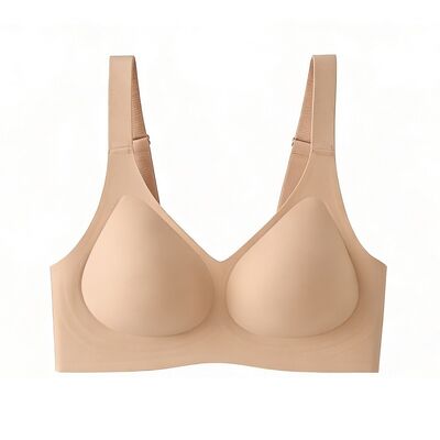 Quality Medium Support Seamless Jelly Sports Bra with Adjustable Straps and 4-Way Stretch for Everyday Outdoor Activities factory