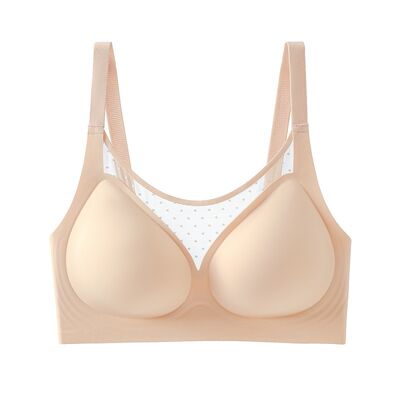 Quality Seamless Comfy Jelly Sports Bra with Breathable Mesh for Lounge at Home factory